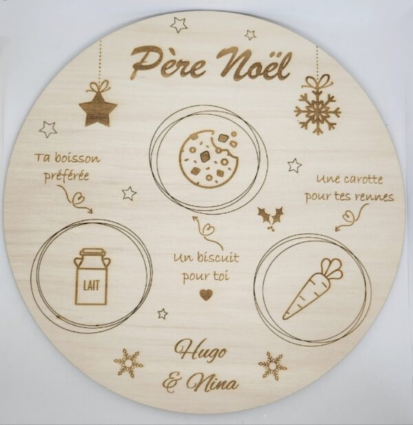 Planche à goûter pour le Père Noël