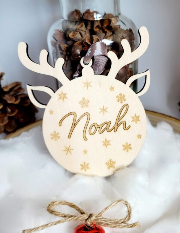 Boule de Noël personnalisée, Cerf