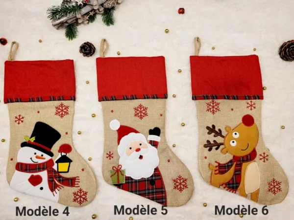 24. Botte de Noël modèle 4 à 6 Botte de Noël