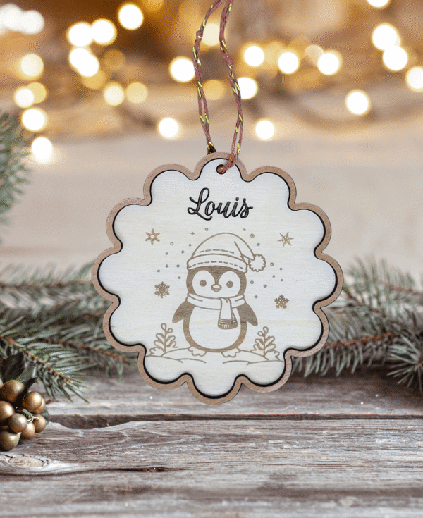 Pingouin Noël Boule de Noël Pingouin