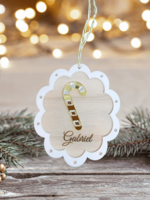 Boule de Noël sucre d'orge