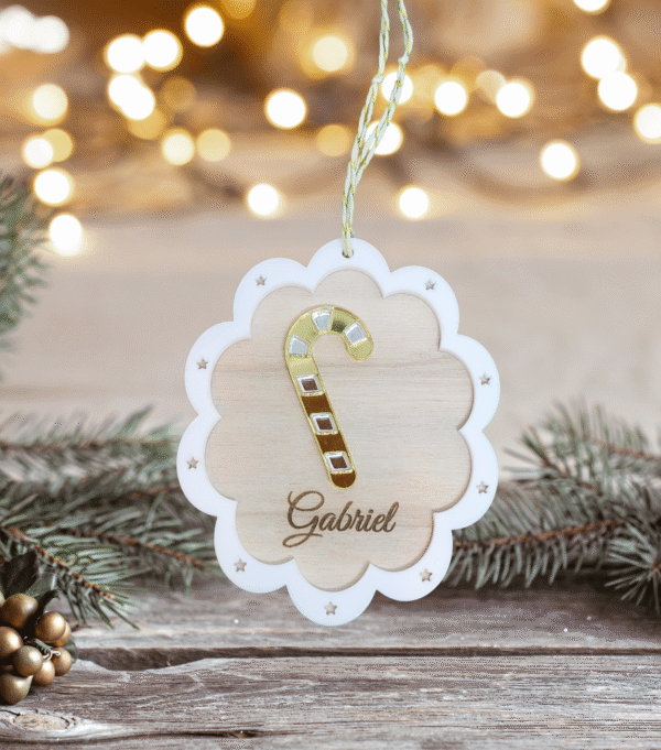 Boule de Noël sucre d'orge