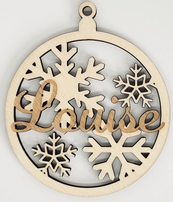 Boule de Noël Flocons